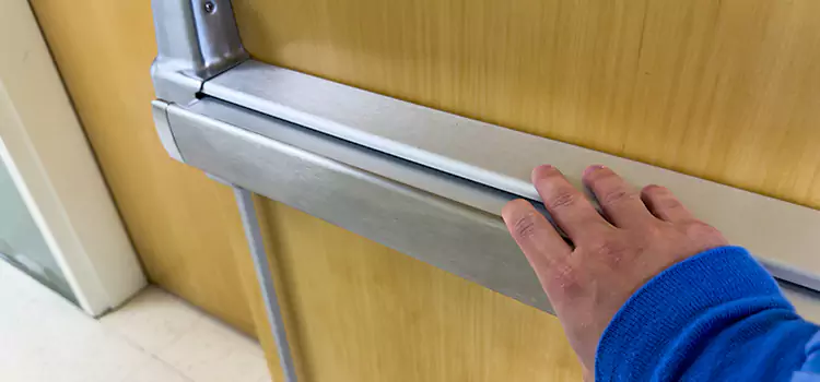 Installing a Push Bar on a Door Opelika